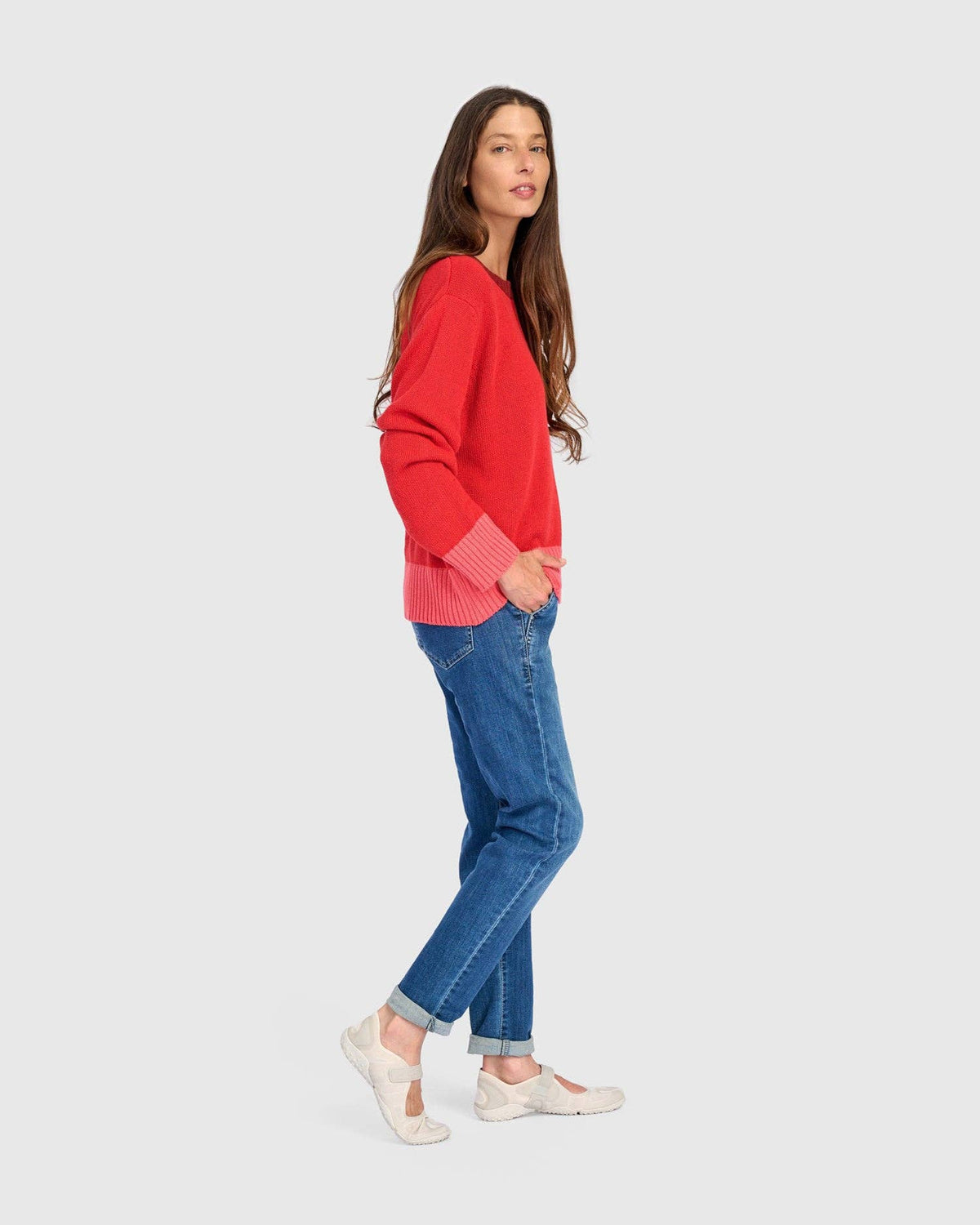 Bauble Pocket Sweater, Red: Red / ONE SIZE