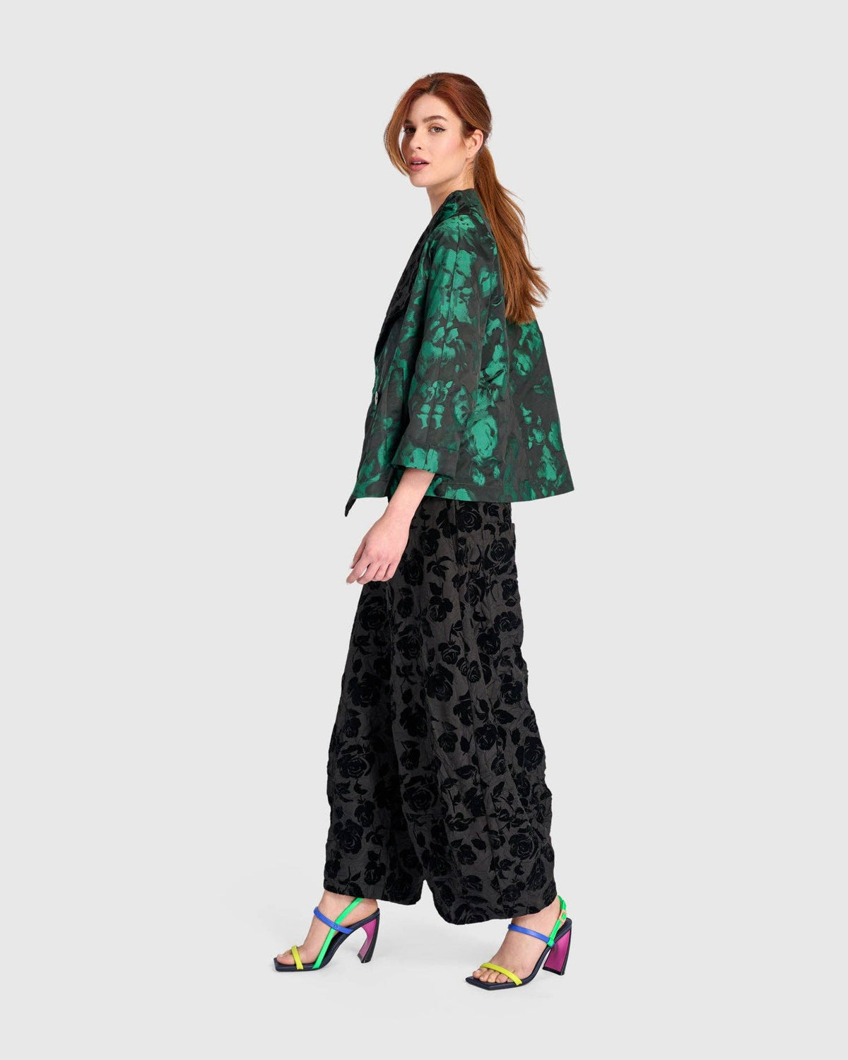 Palatial Cocktail Jacket, Emerald: Emerald / S (US 8-12)