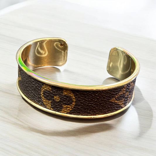 Gold Trim Cuff Bracelet