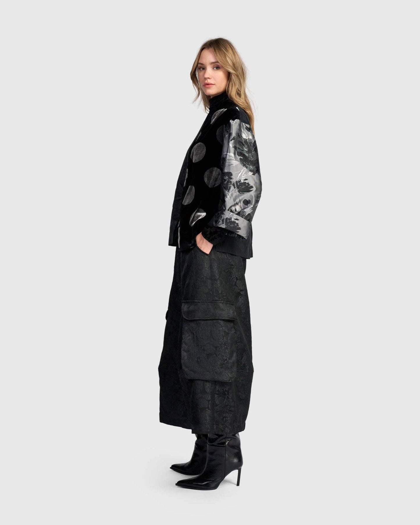 Celeste Jacket, Silver Mix: MIX / S (US 8-12)