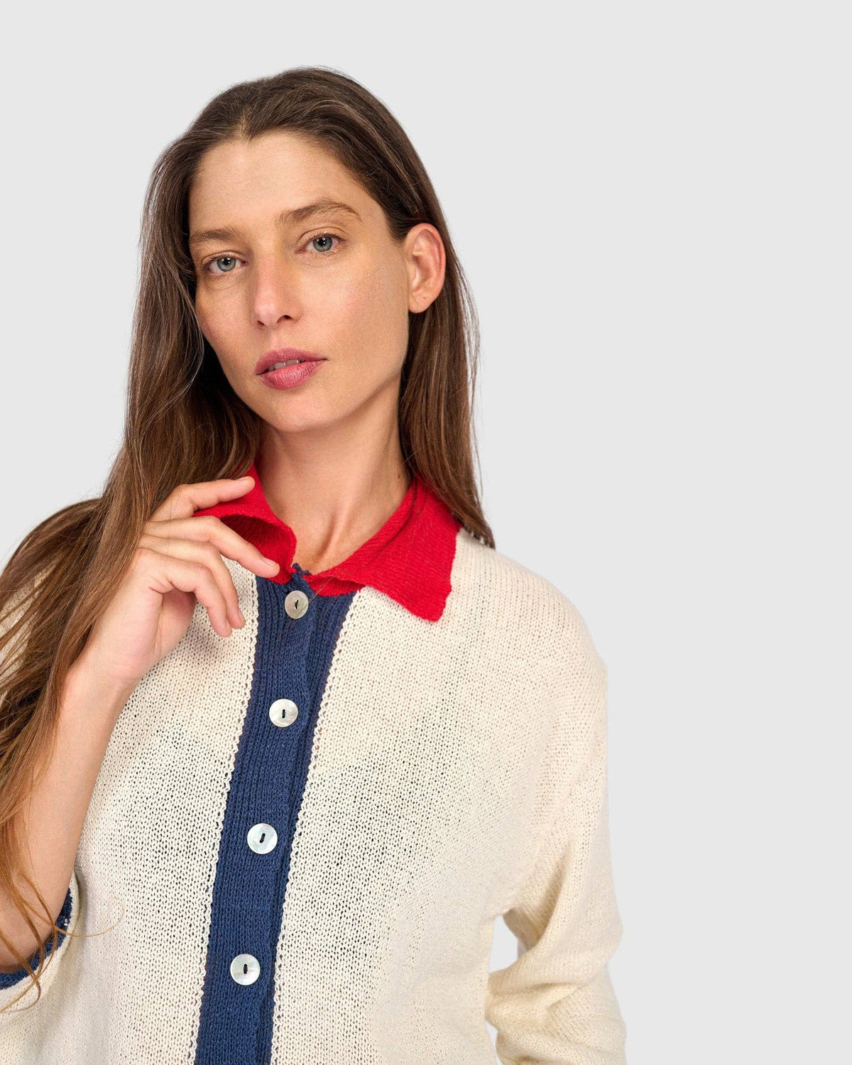 Coco Cardigan, Navy Mix: NAVY / ONE SIZE