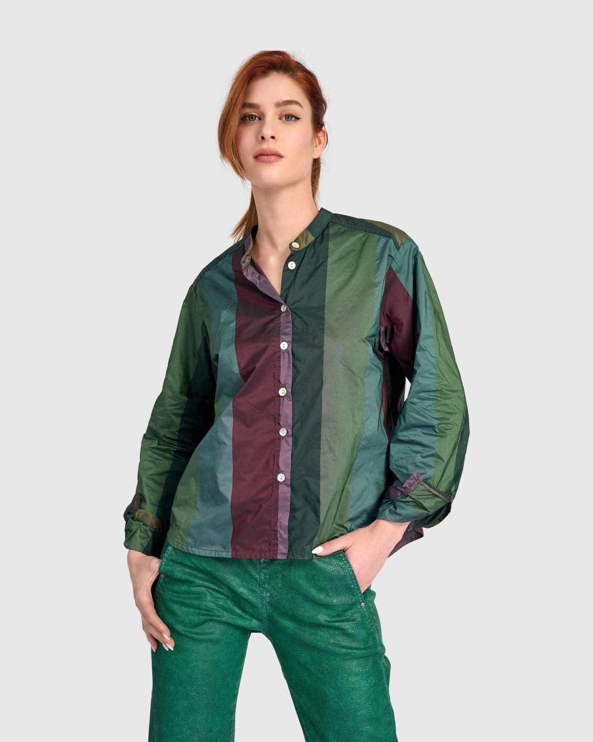Resplendent Shirt, Jewel Mix: Stripes / S (US 8-12)