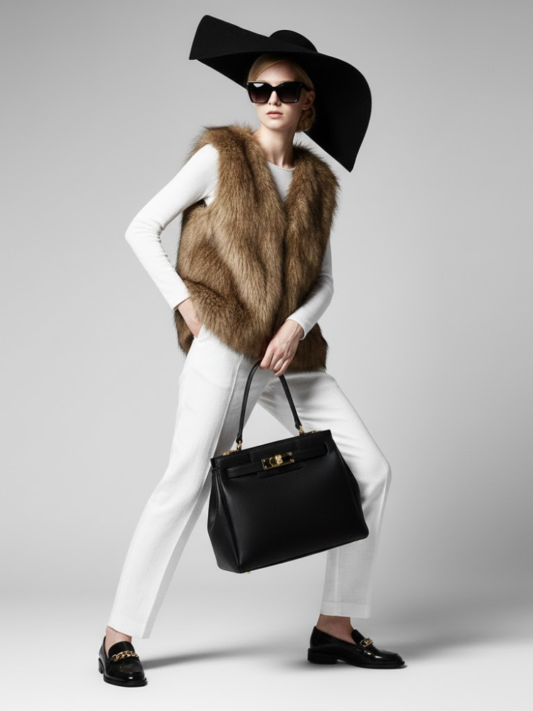 Women's Eco Jacket LOWER EAST NY CITY Collection BYMANYC ® New York: Yellow long hair / S