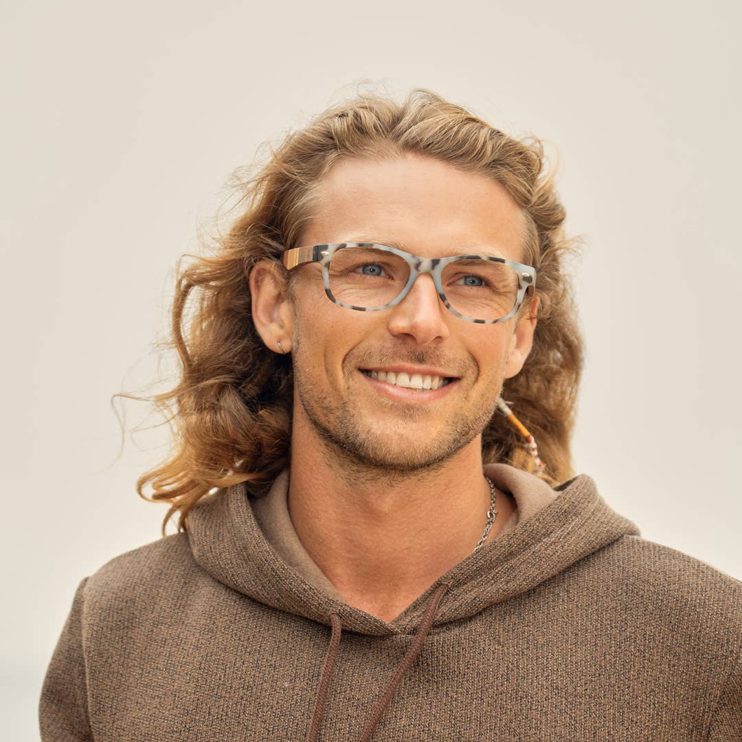 BP20213 - River - Slate Blue / Multi Wood /Blue Light Filter: 3.00