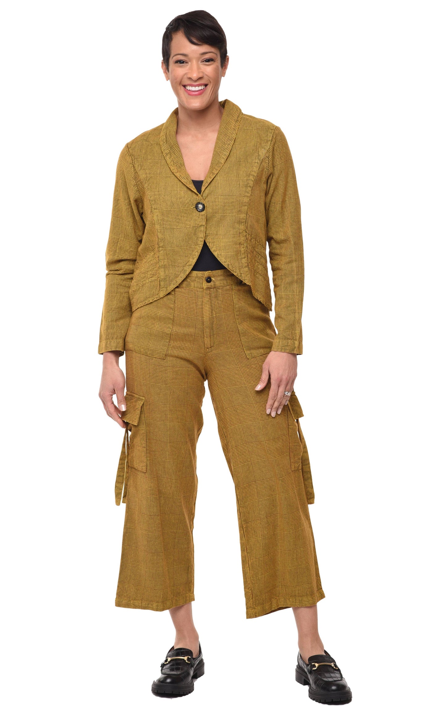 SDC102 Landon Jacket in Mustard Avalon: S
