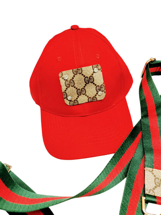 Upcycled Red Holiday hats