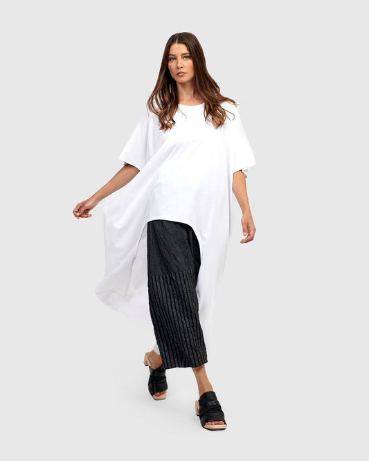 Urban Warsaw Cutout Tunic Top, White: White / XS (US 6-8)