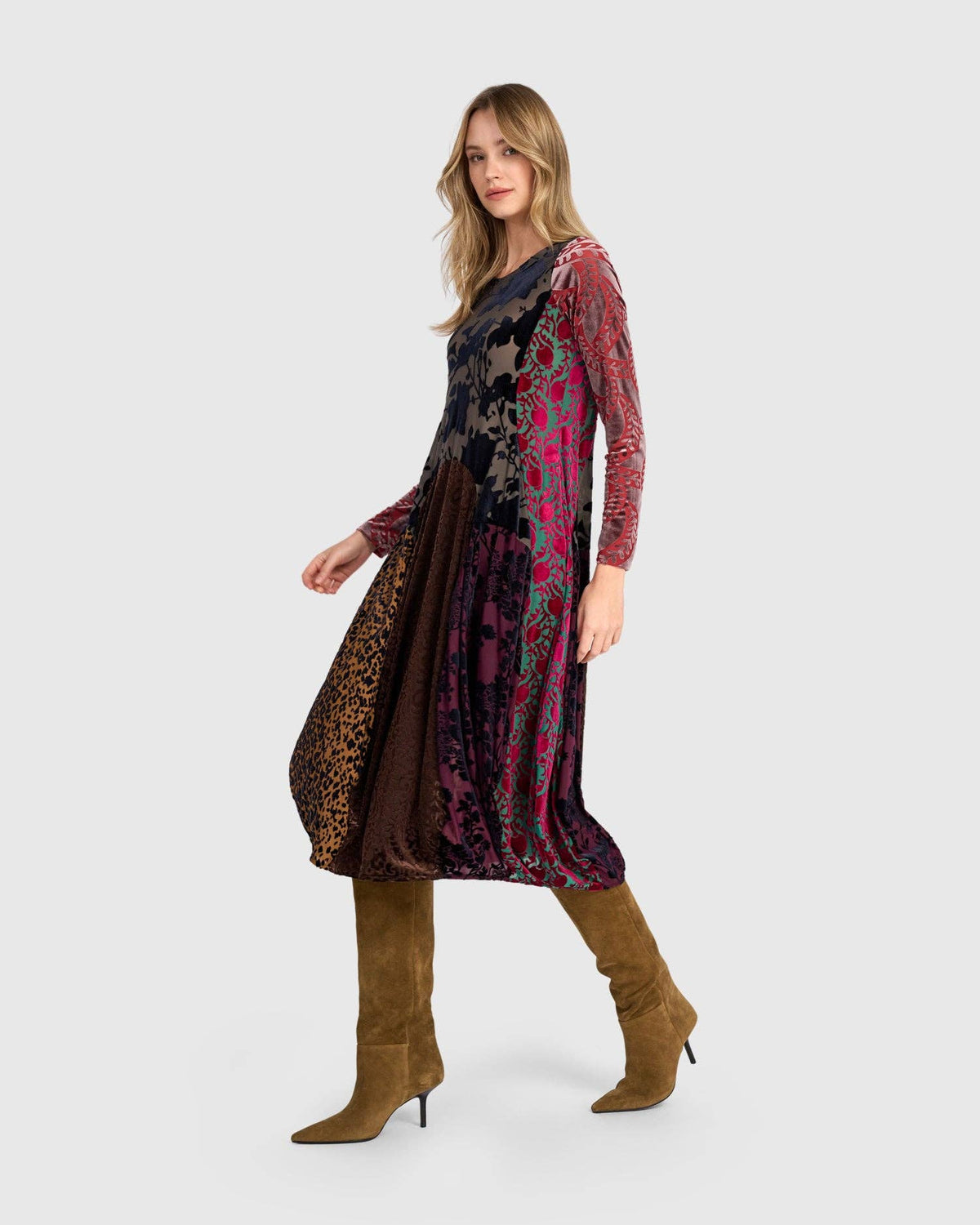 Heirloom Crew Cocoon Dress, Jewel Multi: Regal / 1 (US 6-8)
