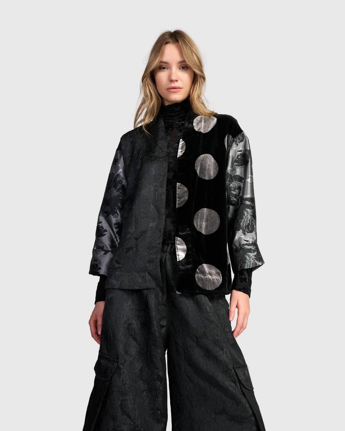 Celeste Jacket, Silver Mix: MIX / S (US 8-12)