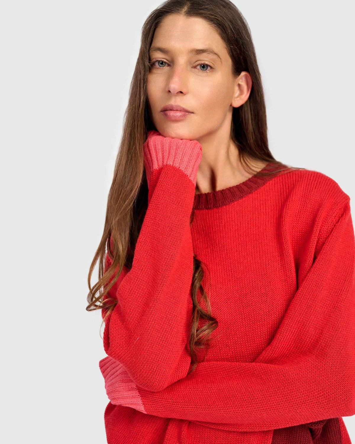 Bauble Pocket Sweater, Red: Red / ONE SIZE