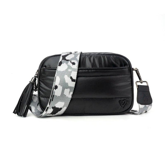 Brooklin Puffer Crossbody Bags - Black