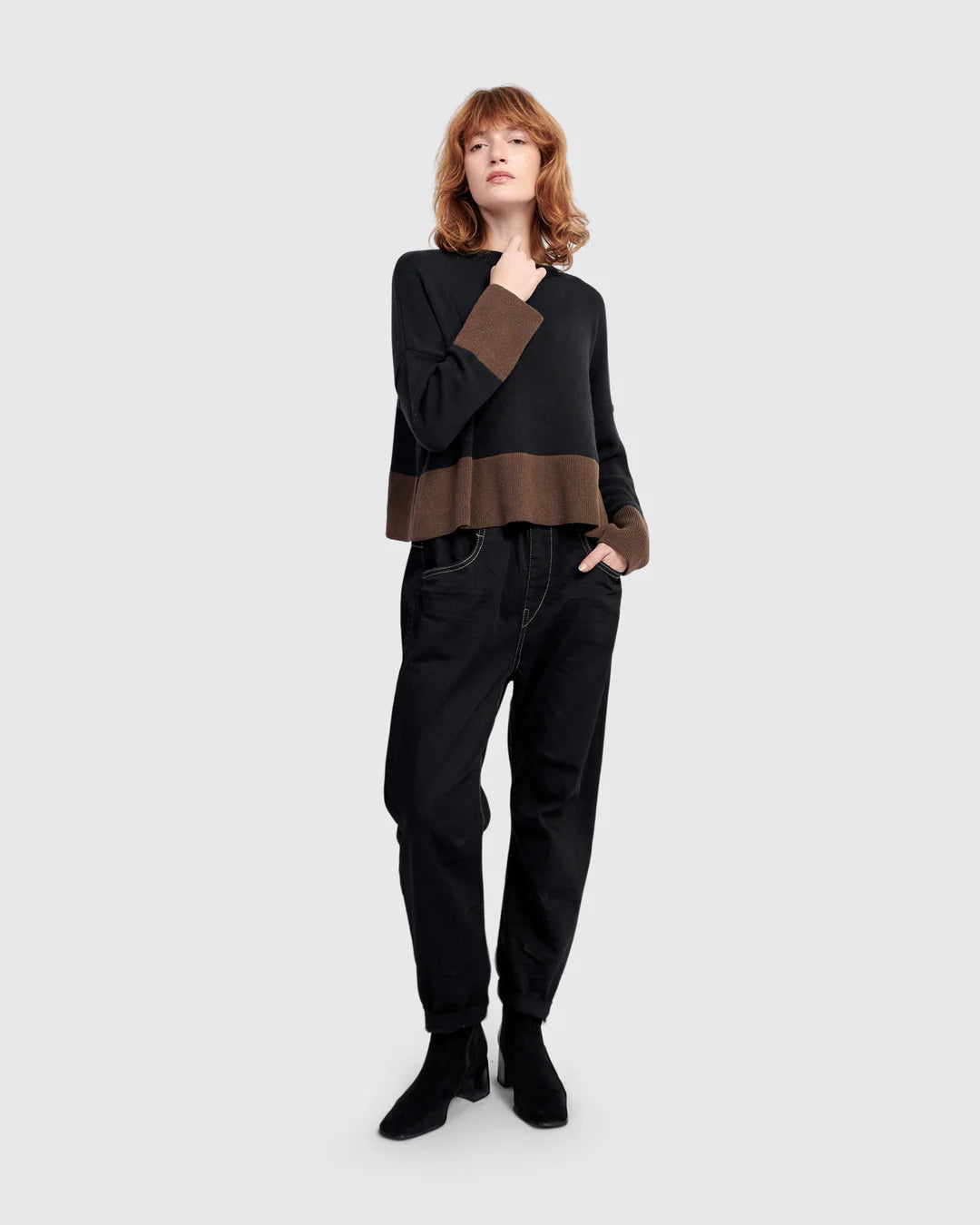 Vista Block Sweater AS940M - Alembika