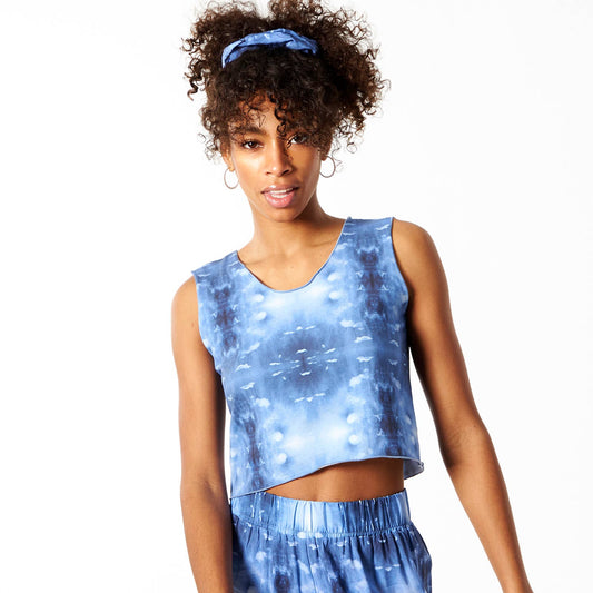 Babs Sleeveless Stretchy Crop Top