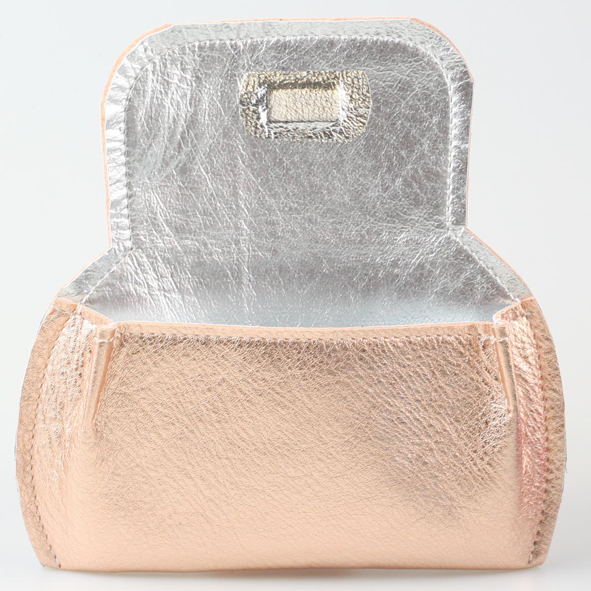 The Marla Sunglass Case: Metallic Leather!: Ruby