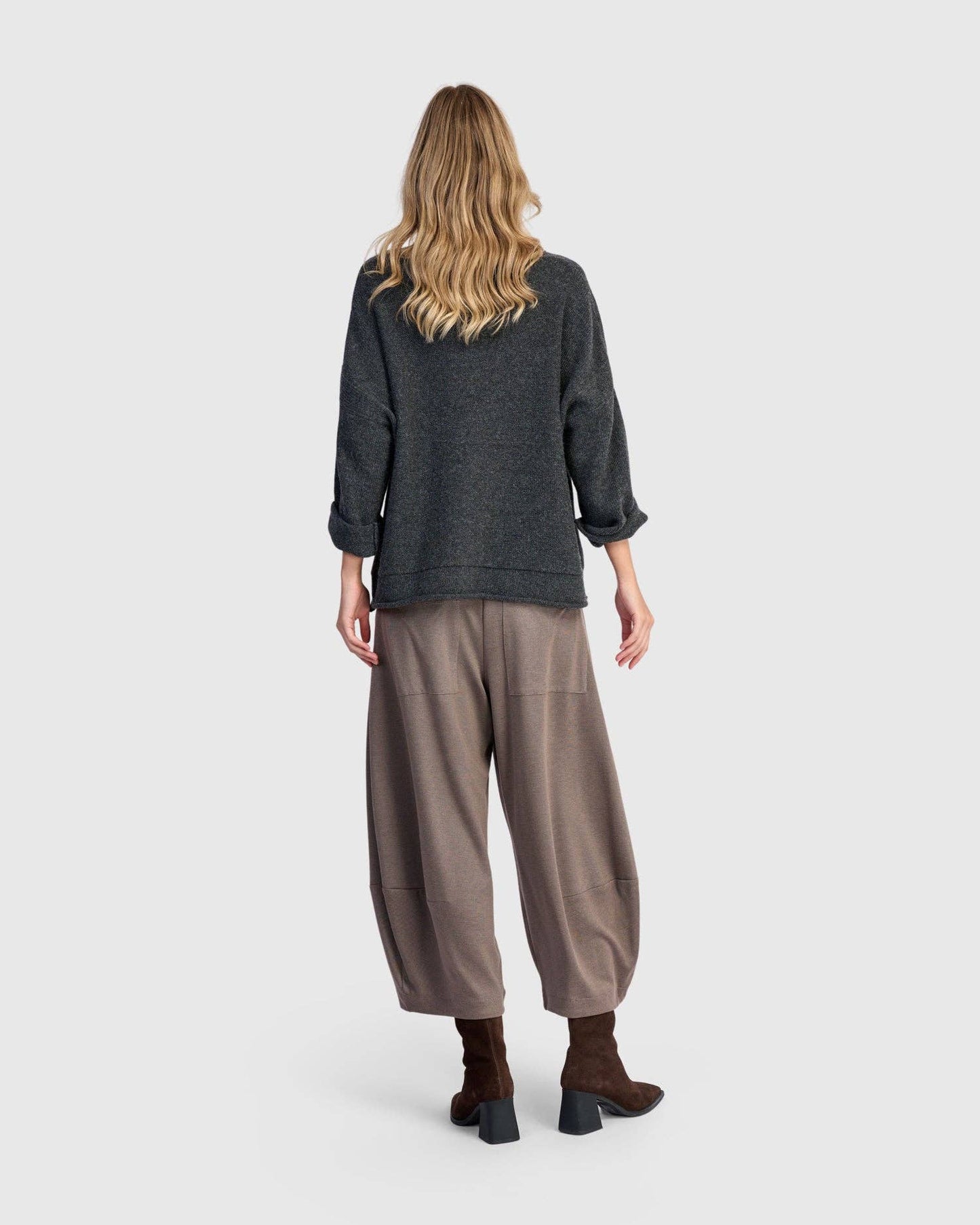 Basis Pullover Sweater, Grey: Grey / M (US 12-14)