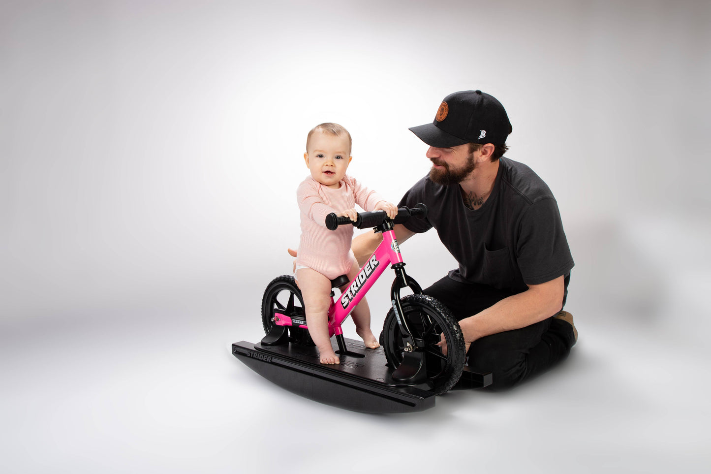 Strider 12 Sport 2-in-1 Rocking Bike: Pink