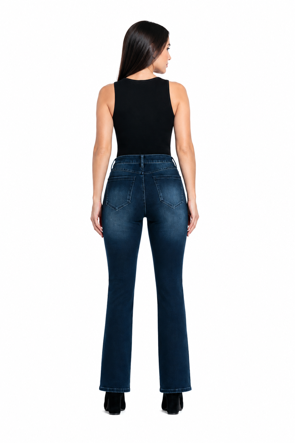 27" Petite Better Butter Slim Straight Jean w/ Exposed Snaps: 2P/26P