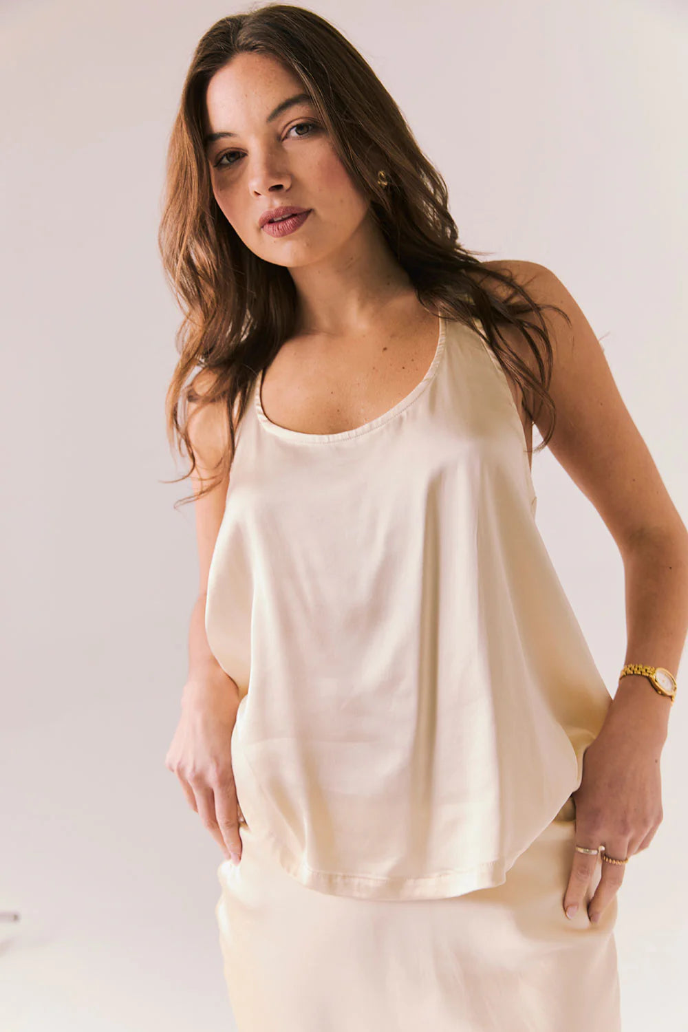 Rory Whitecap Grey Tank Top CWA641 - CHASER