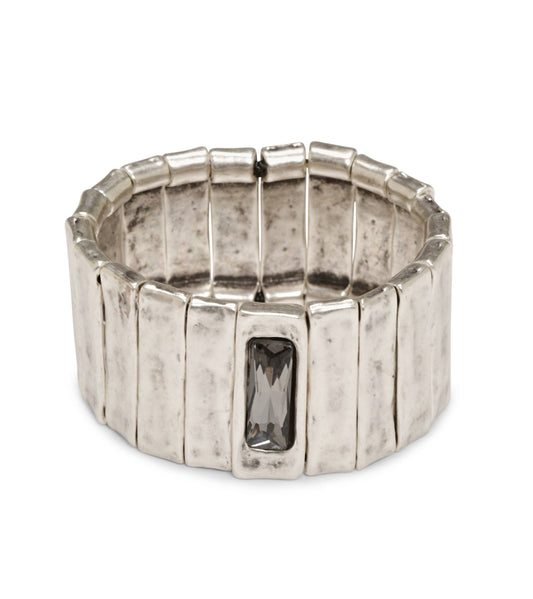 Handmade Pewter Bracelet - NB2214 SMOKEY