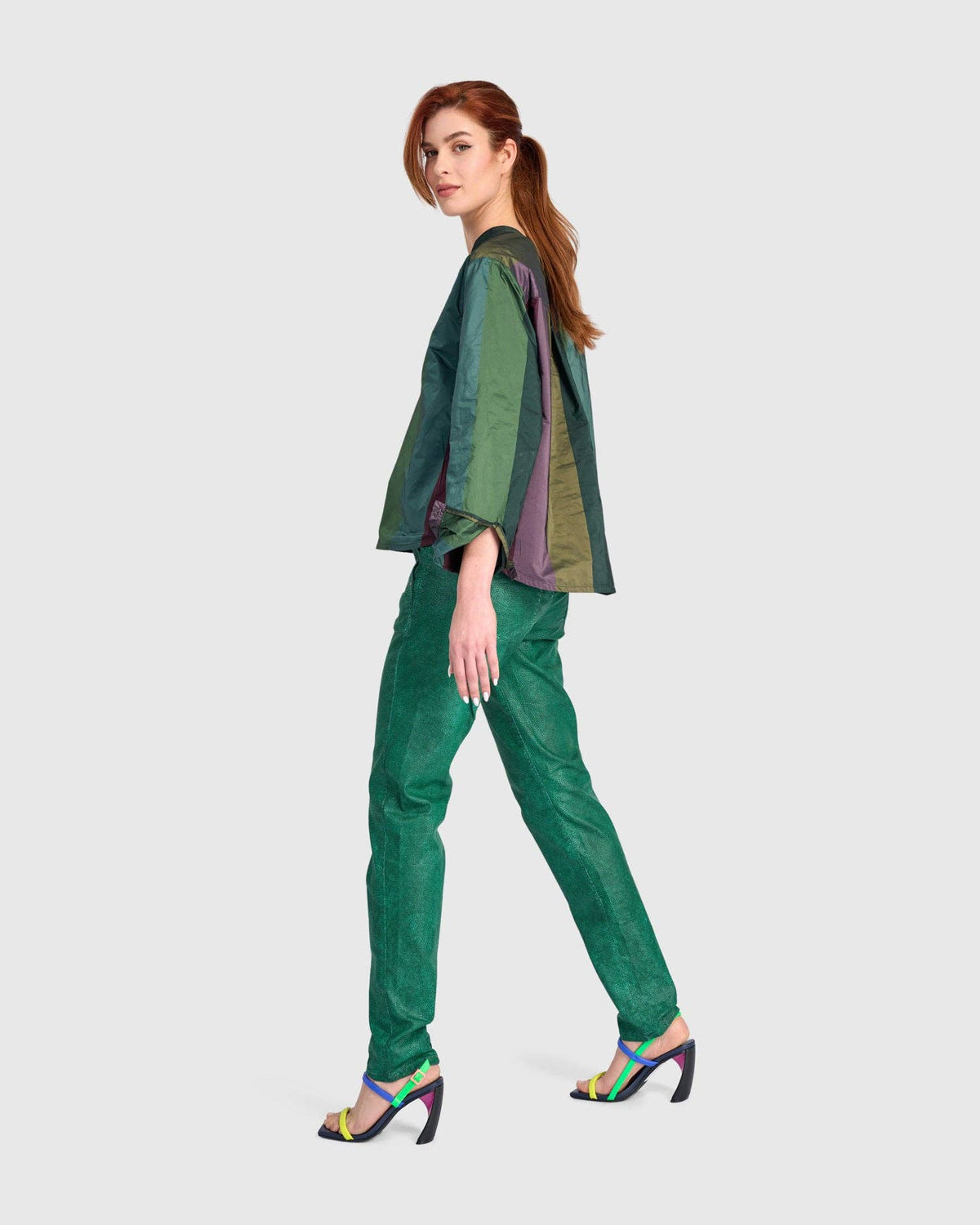 Resplendent Shirt, Jewel Mix: Stripes / XS (US 6-8)