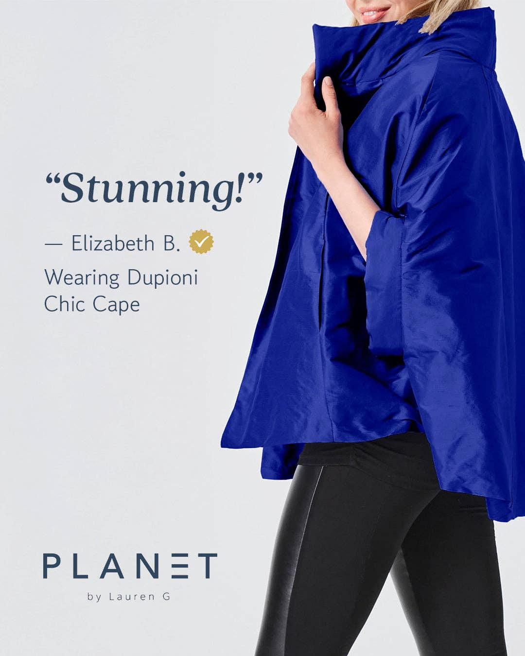 Dupioni Chic Cape - Red: Red