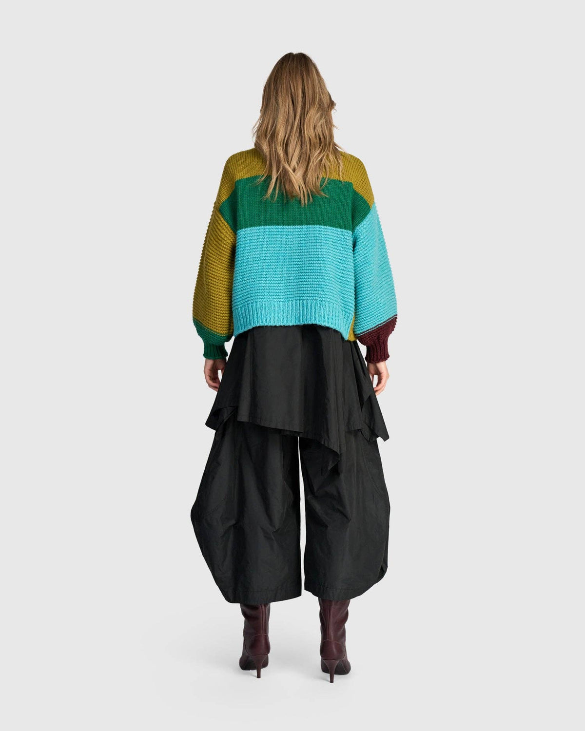 Carnival Chunky Cardigan, Primary Mix: Wine / S (US 8-12)