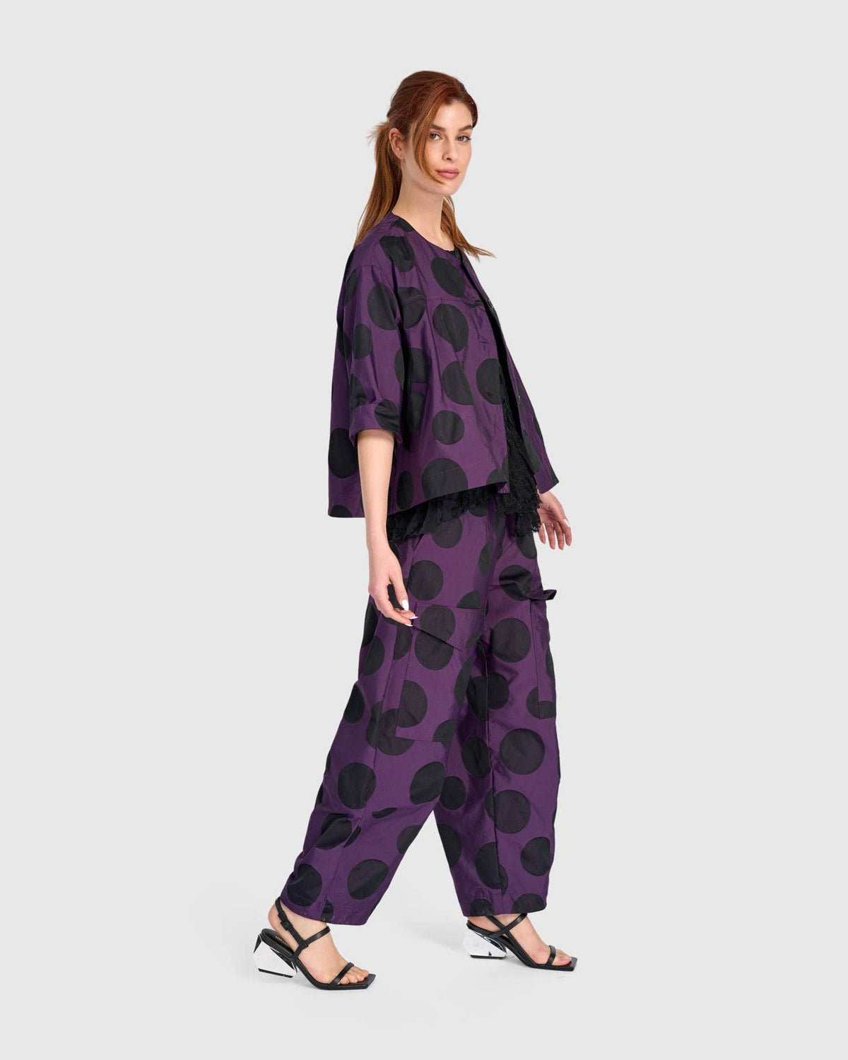 Damson Topper Jacket, Plum: Violet / 2 (US 8-10)