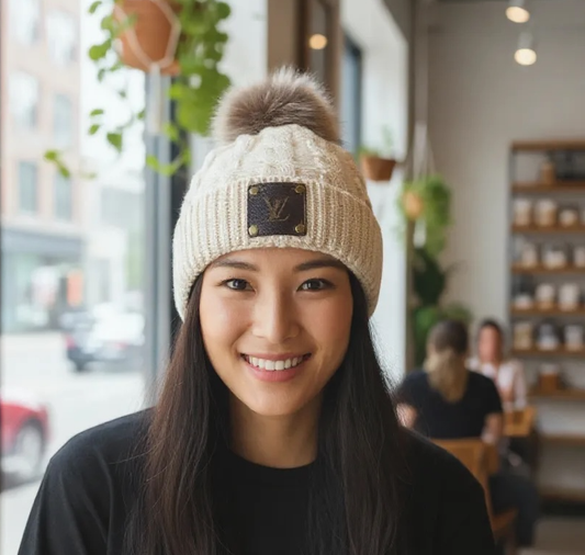 Beige Beanie