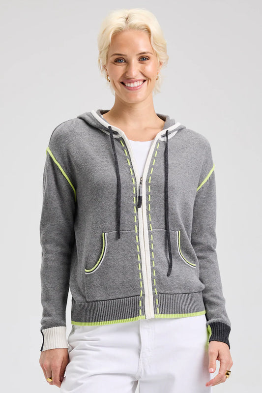 Threaded Hoodie ZP7536U - Zaket & Clover