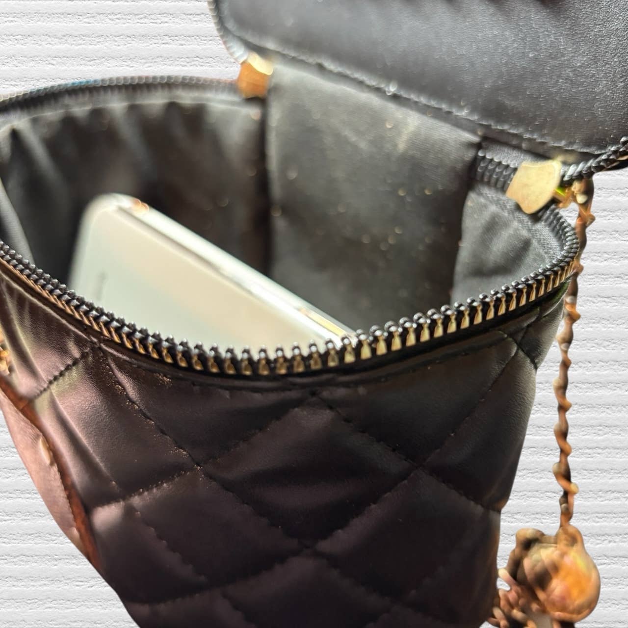 The Azure Quilted Square Crossbody