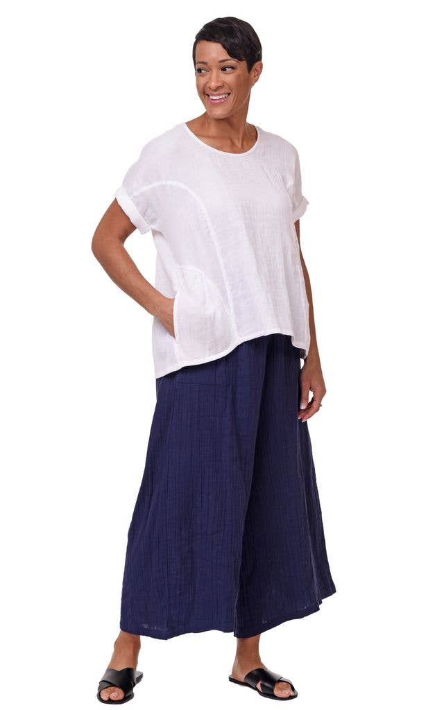 VCG655 Destination Top in White*: XXL