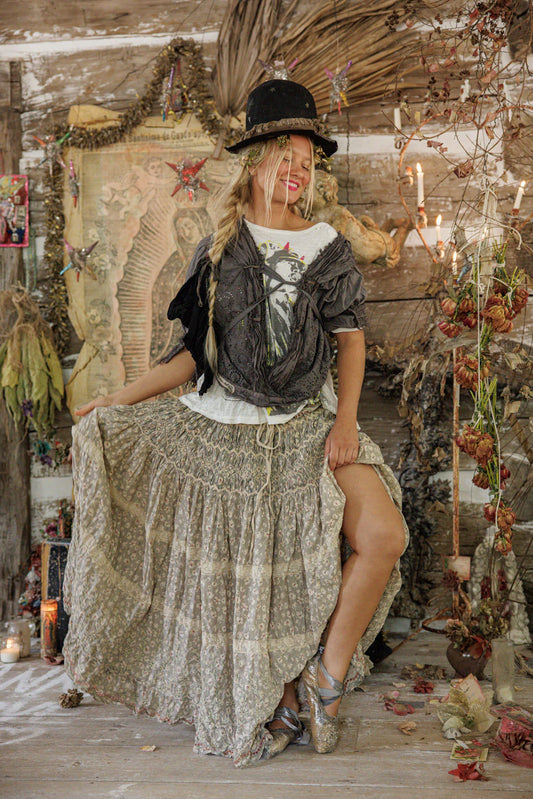 Floral Chrystal Skirt 242 - Magnolia Pearl