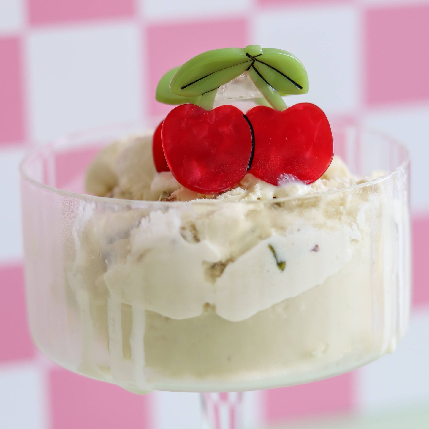 Mini Maraschino Cherries Hair Claw Clip