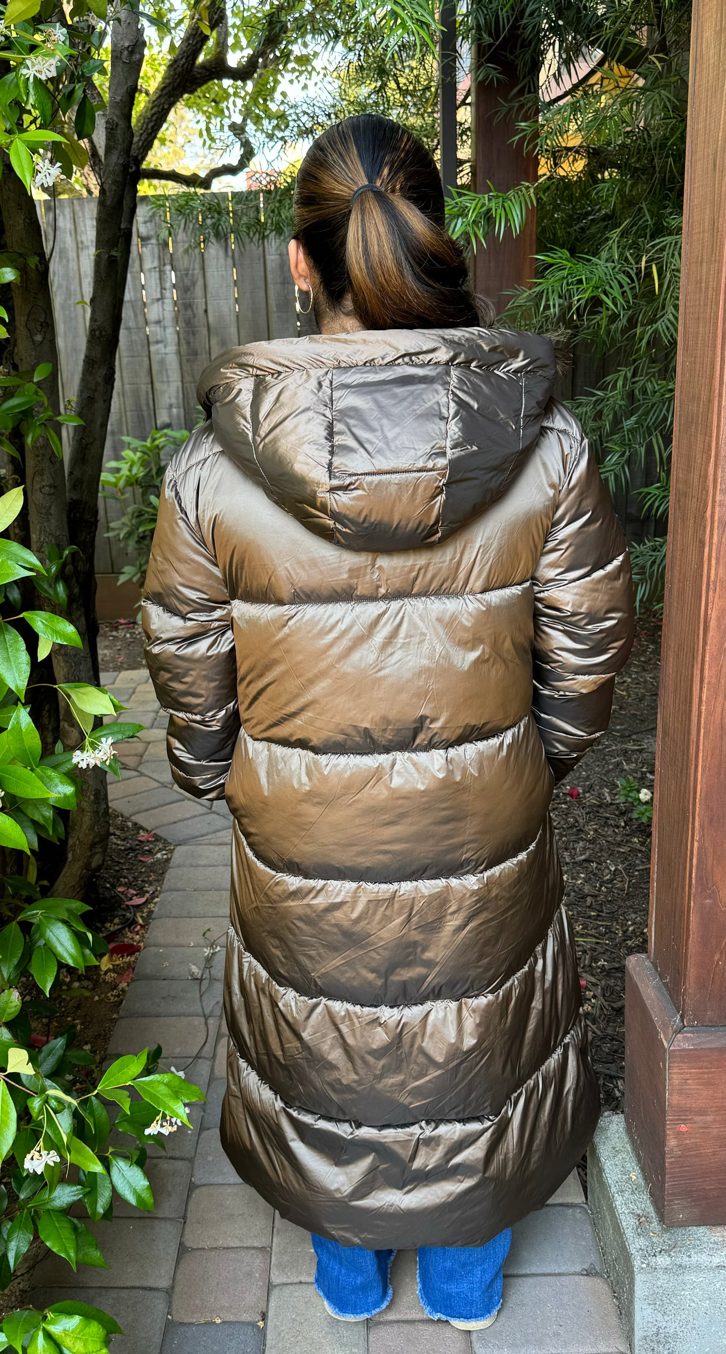 Quilted Puffy Long Coat E1320RK-426 - C•RO Denmark