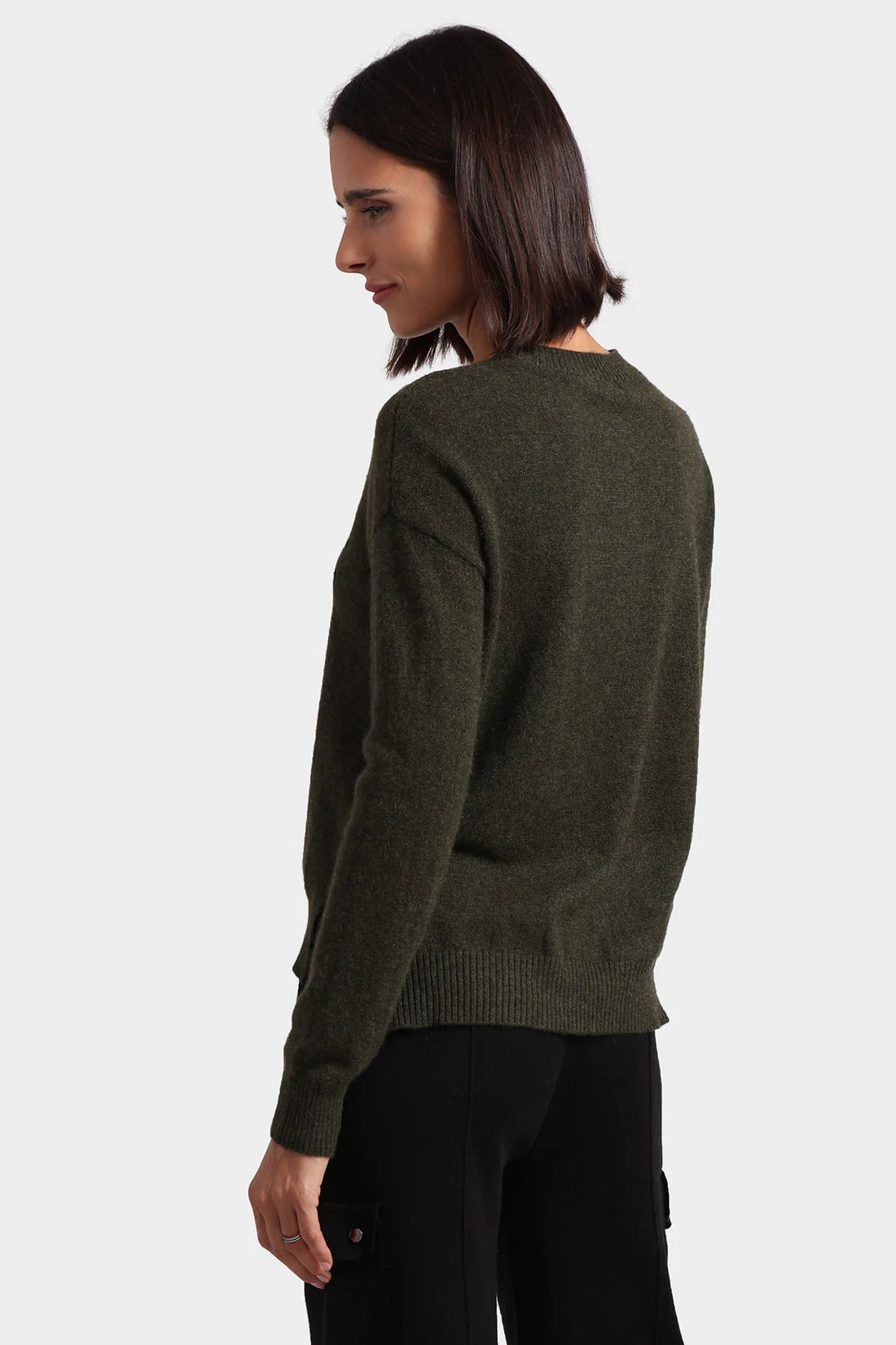 Cashmere Peace Crew Neck - Minnie Rose