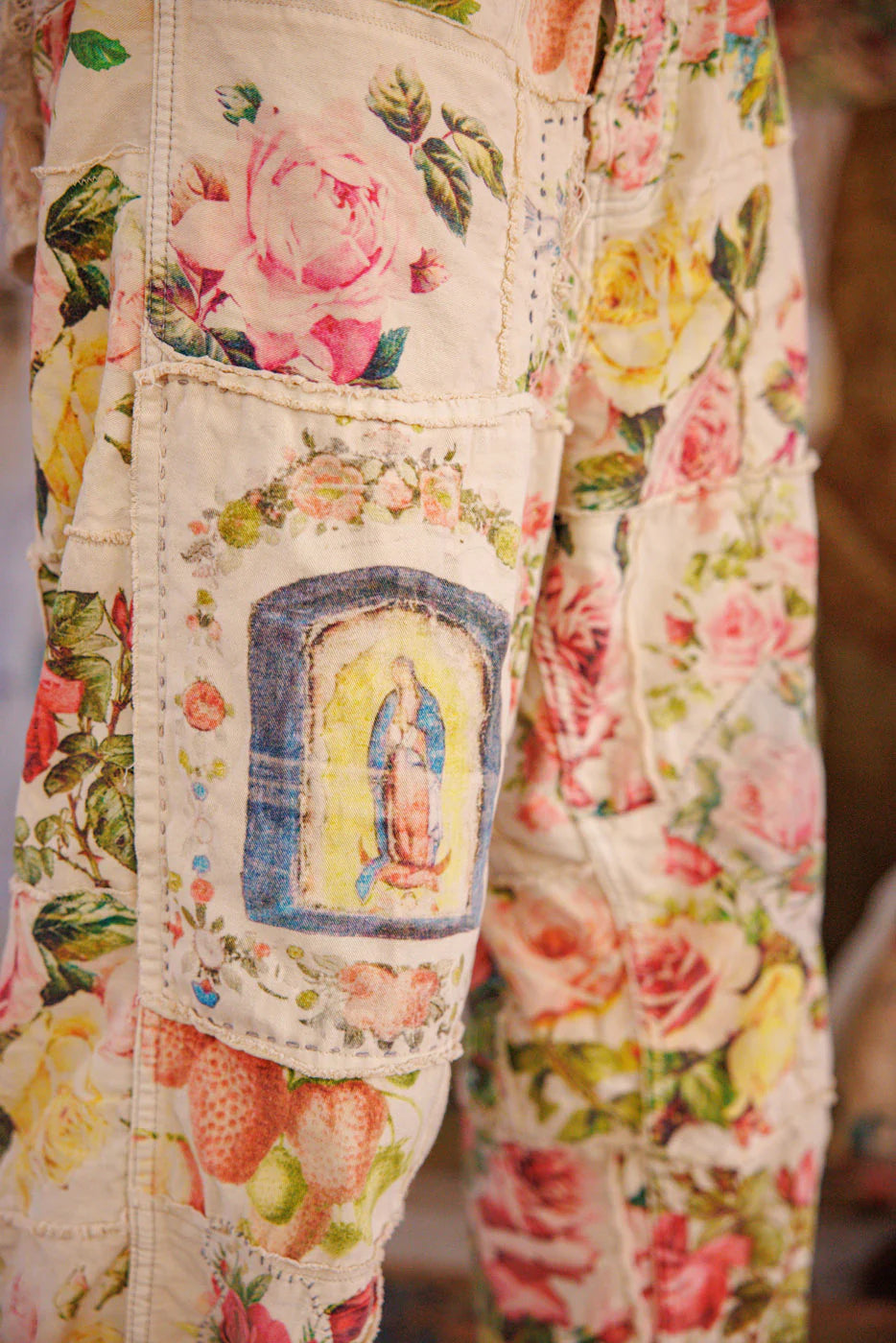 Patchwork Miner Trousers 411 - Magnolia Pearl