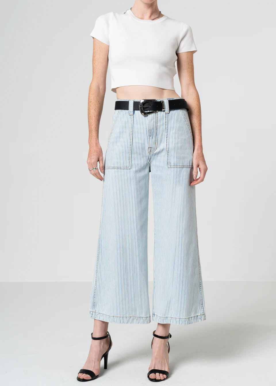 Avery Cropped Wide Trouser FR1941AMYS -No End Denim