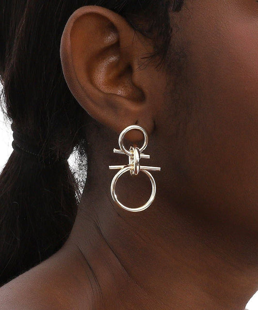 Goldtone earrings