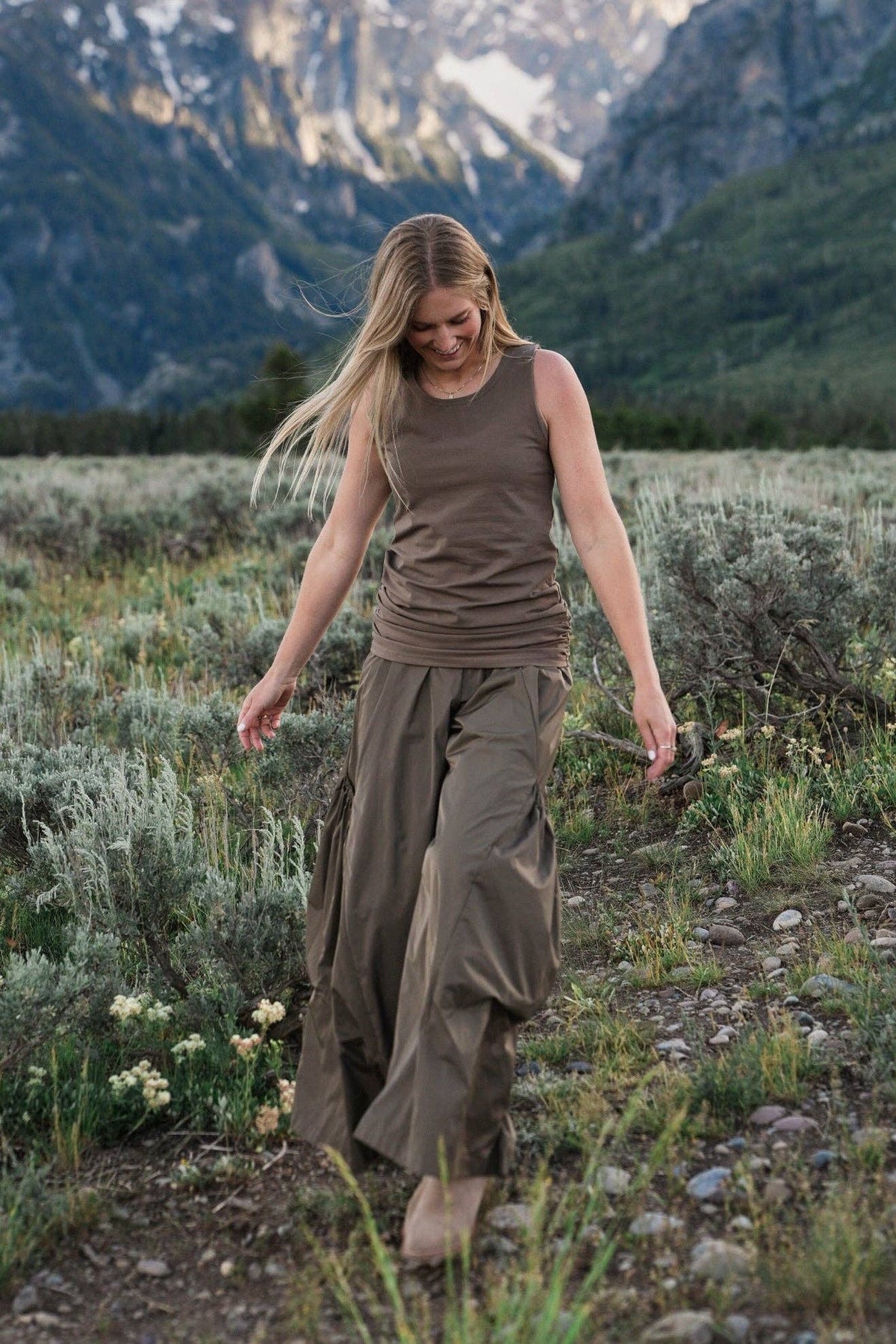 Nylon Big Pocket Pants - Turtle: 2