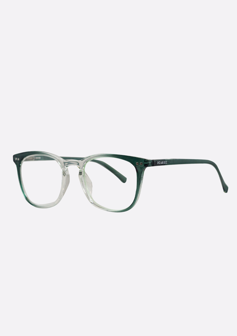 READING GLASSES - EUROPA CRYSTAL GRADIENT GREEN: +3.00