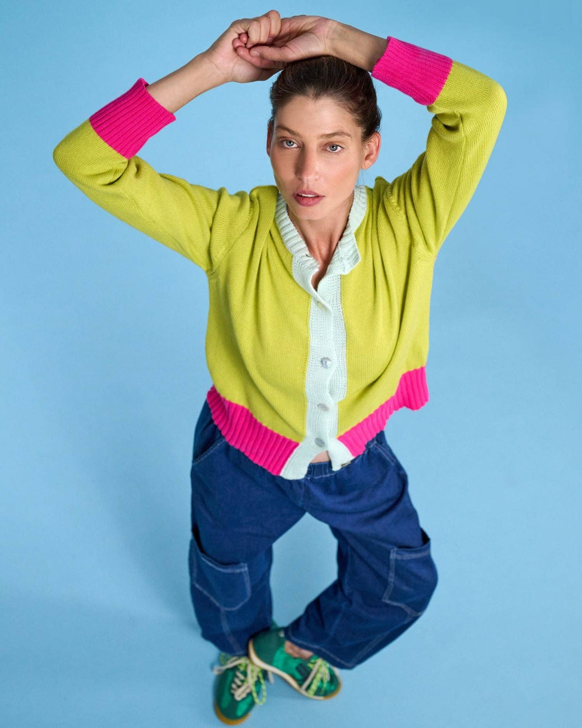 Cricket Cardigan, Black: BLACK / ONE SIZE
