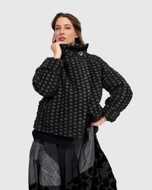 Vesper Cozy Moto Jacket, Net: Net / 1 (US 6-8)