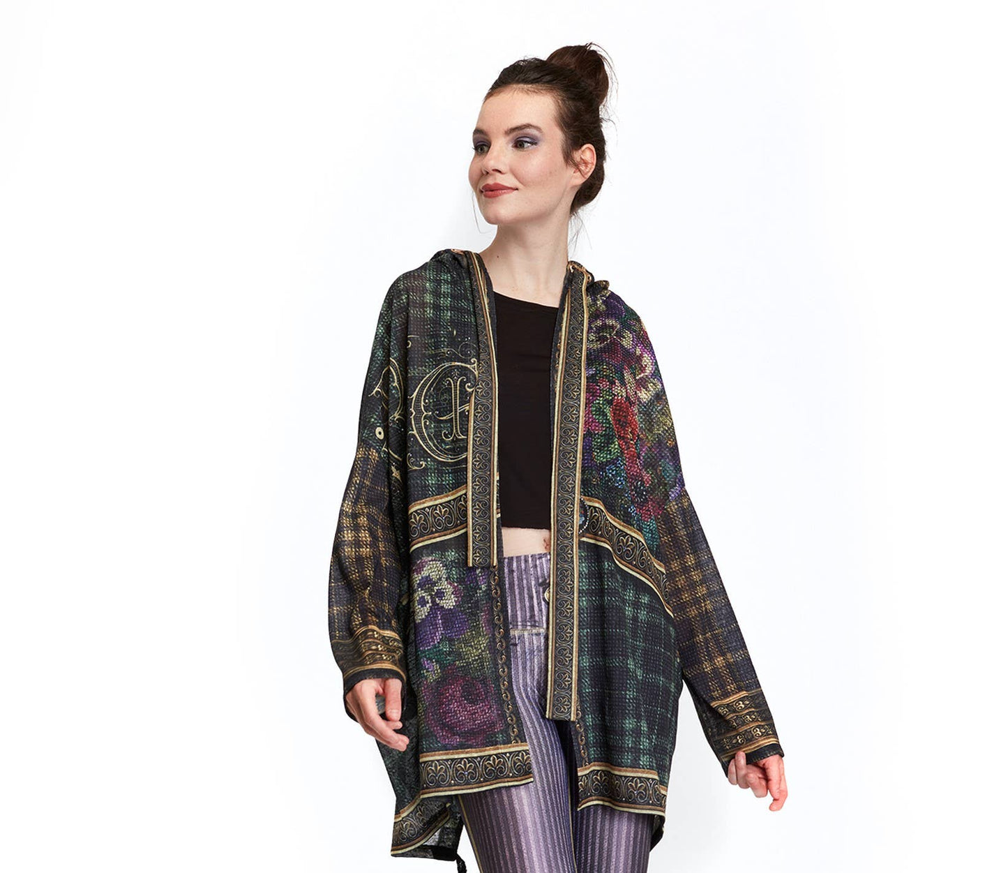Casual Cardigan - Back to Black: One Size
