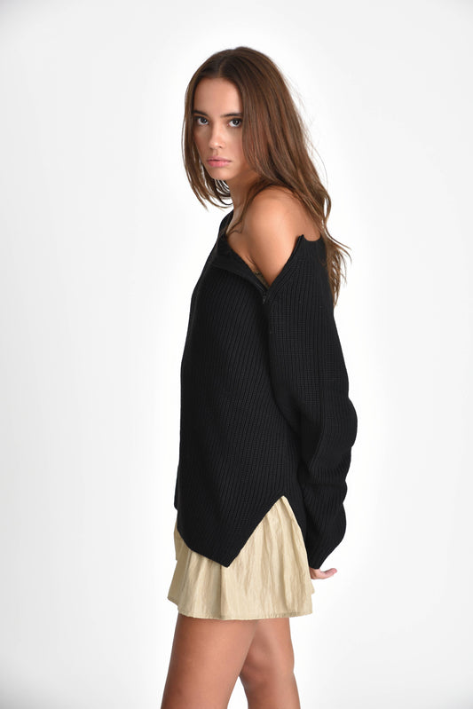 Harry Sweater: Black