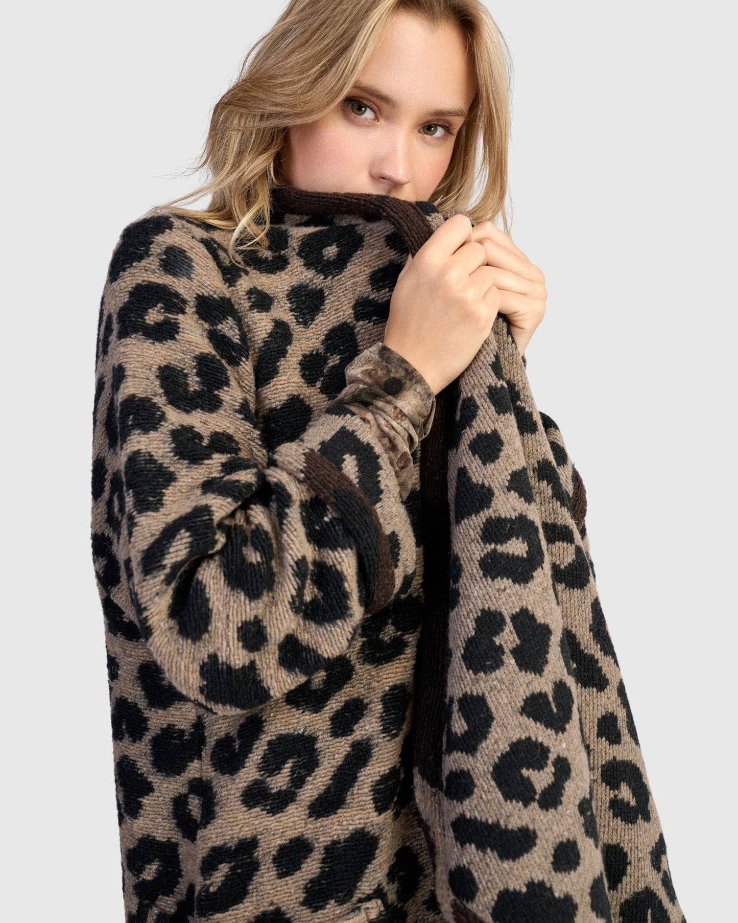 Sable Cozy Draped Coat - Alembika