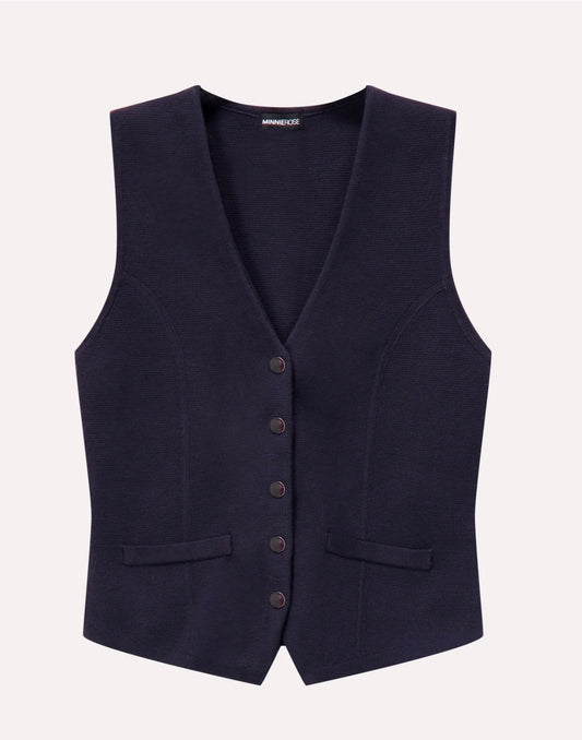 V-Neck Vest 86130 - Minnie Rose