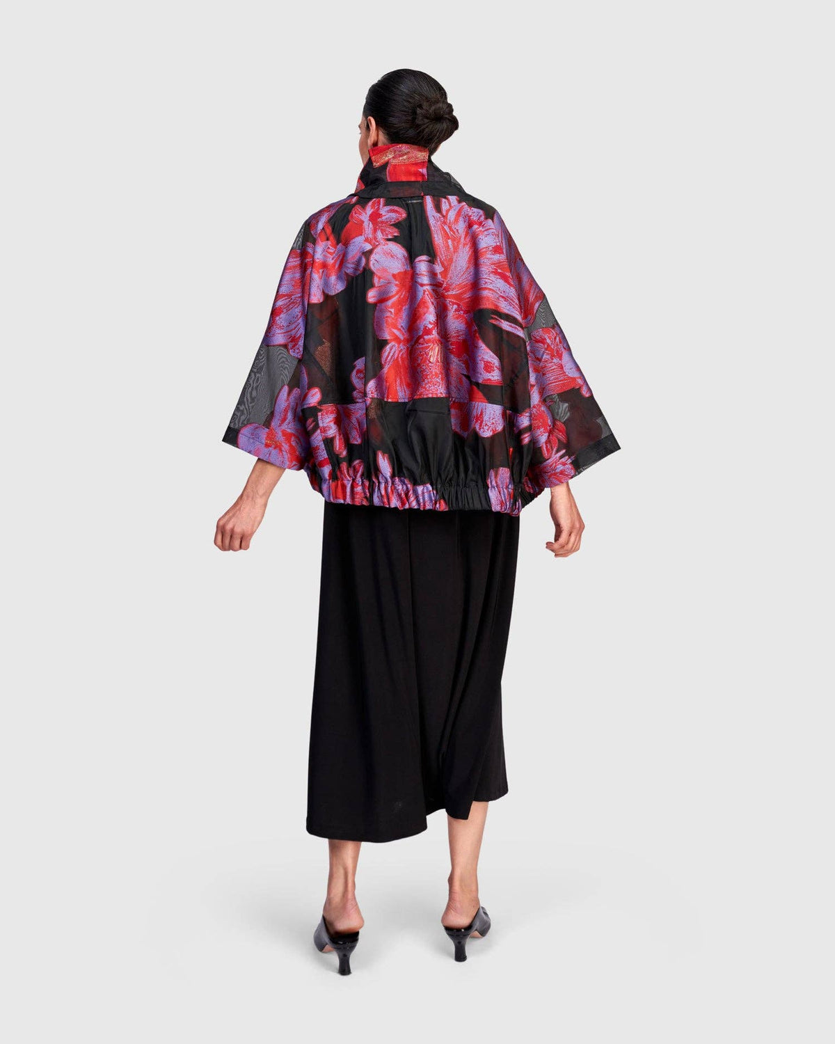 Toshi Cocktail Jacket, Red/Purple Floral: Tsarina / 2 (US 8-10)