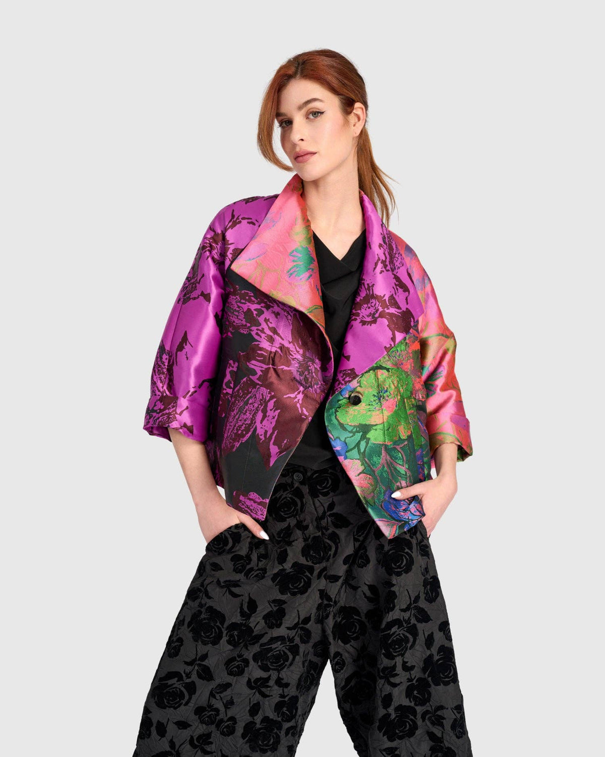 Apotheosis Cocktail Jacket, Jacquard Mix: MIX / L (US 14-16)
