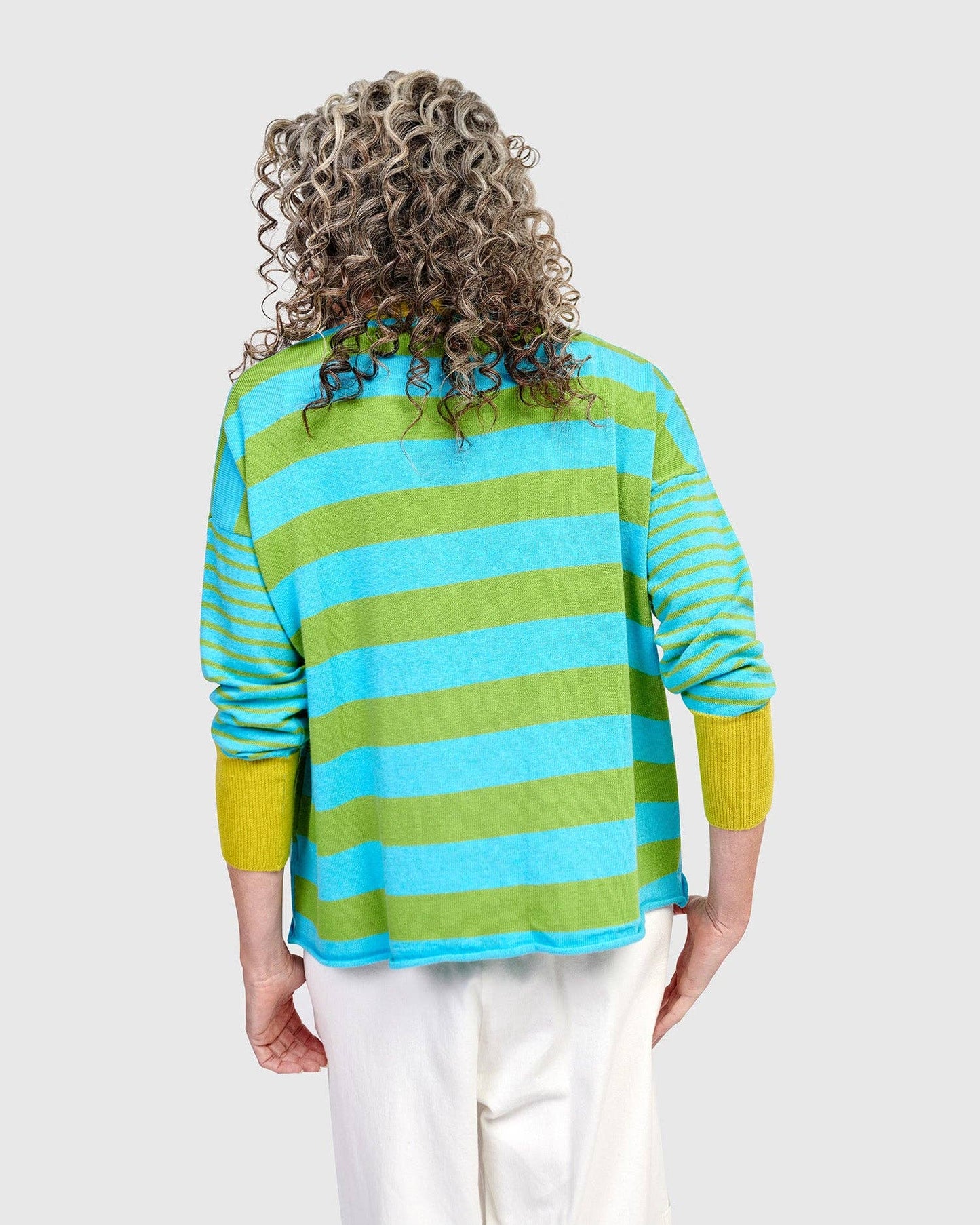 Gumdrop Cardigan, Stripes: Stripes / S/M (6-8)