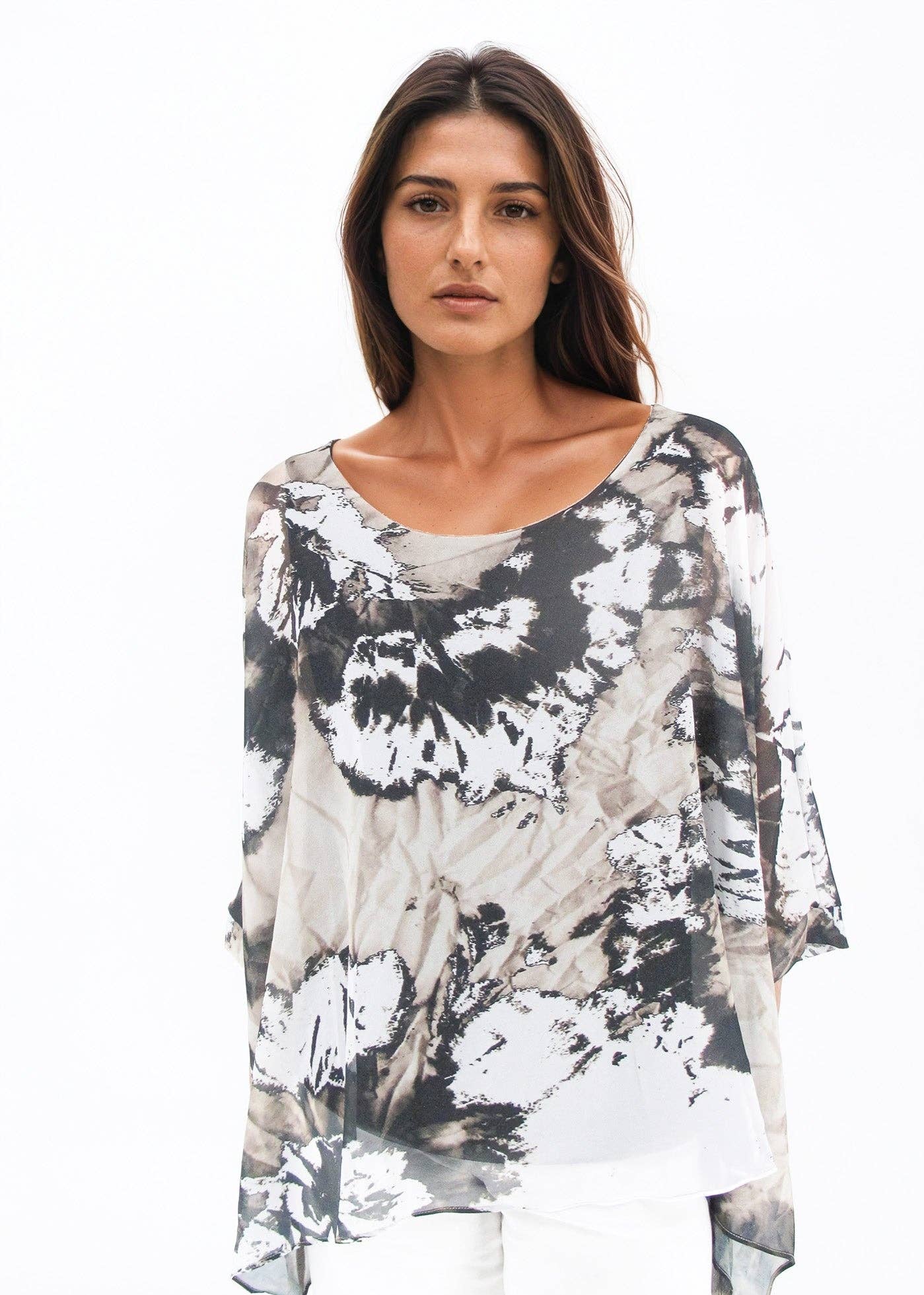 Capri Poncho in La Boheme - In Stock: 0001